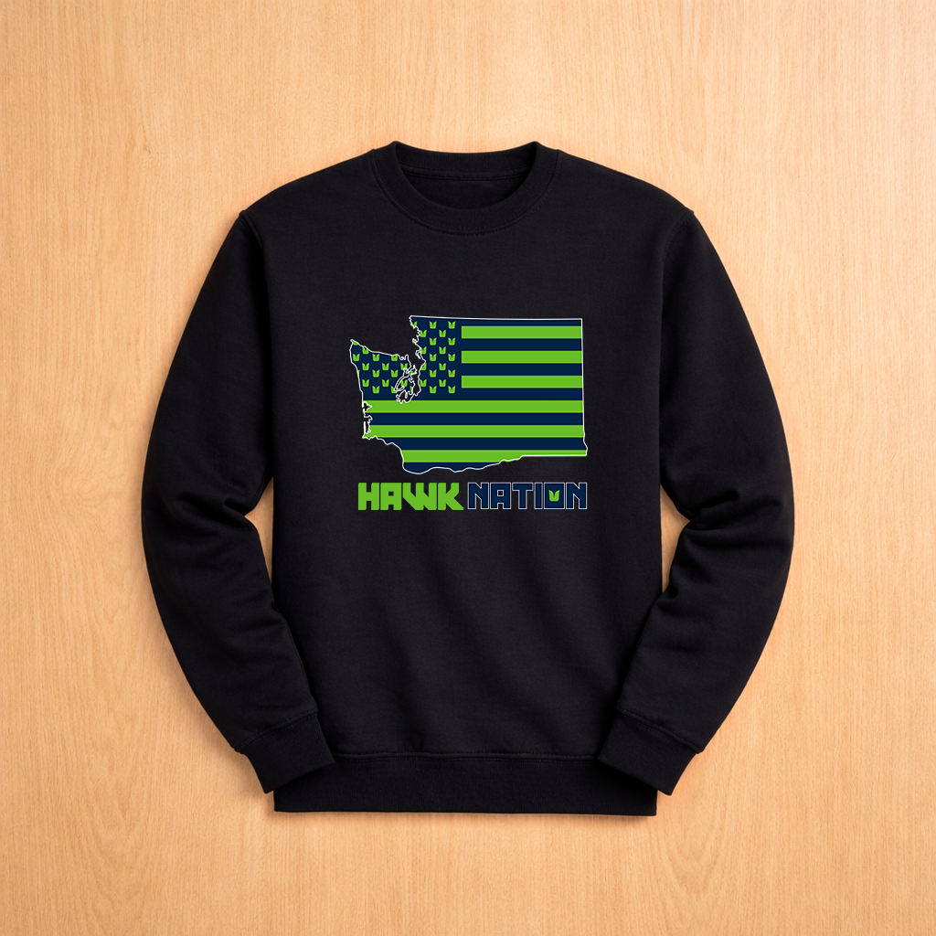 Hawk Nation - Crewneck Sweatshirt