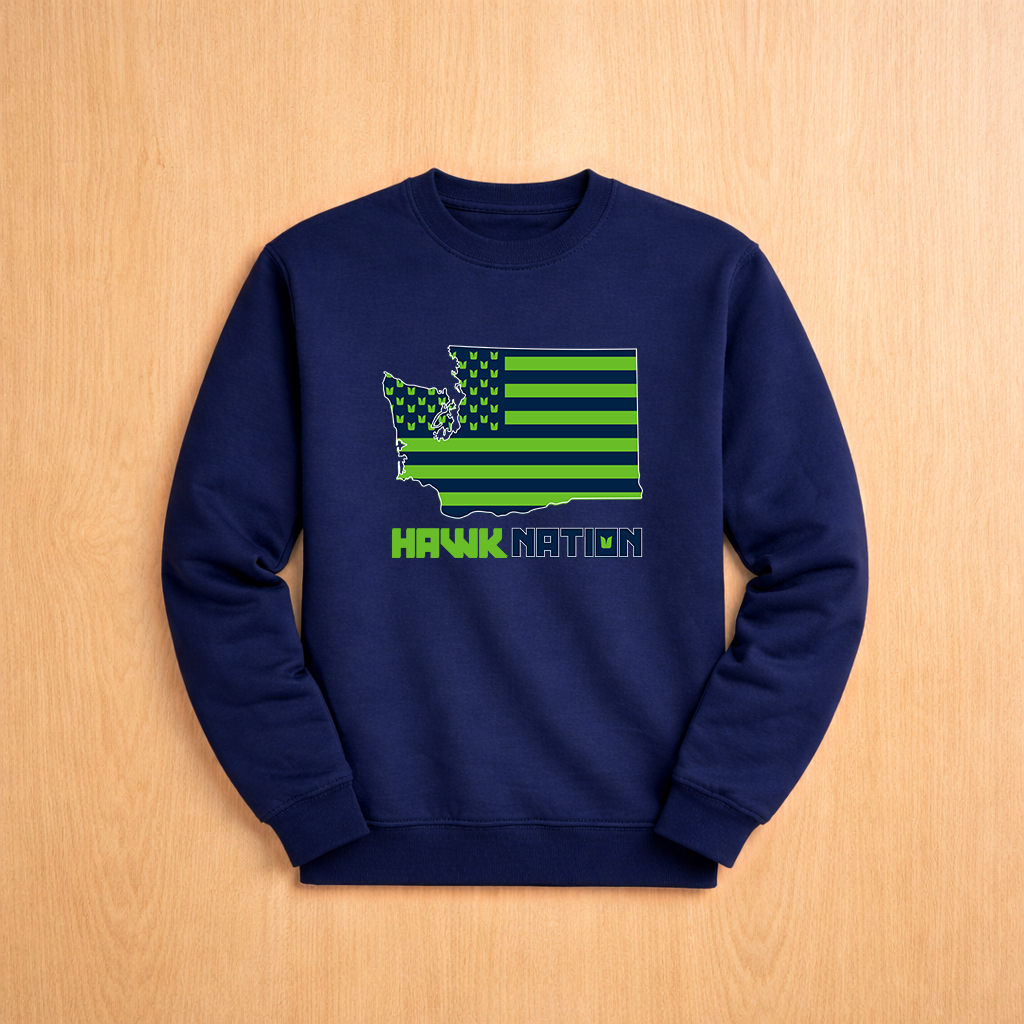 Hawk Nation - Crewneck Sweatshirt