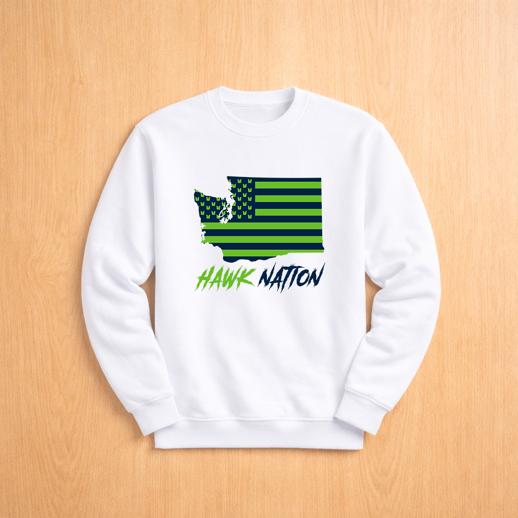 Hawk Nation - Crewneck Sweatshirt
