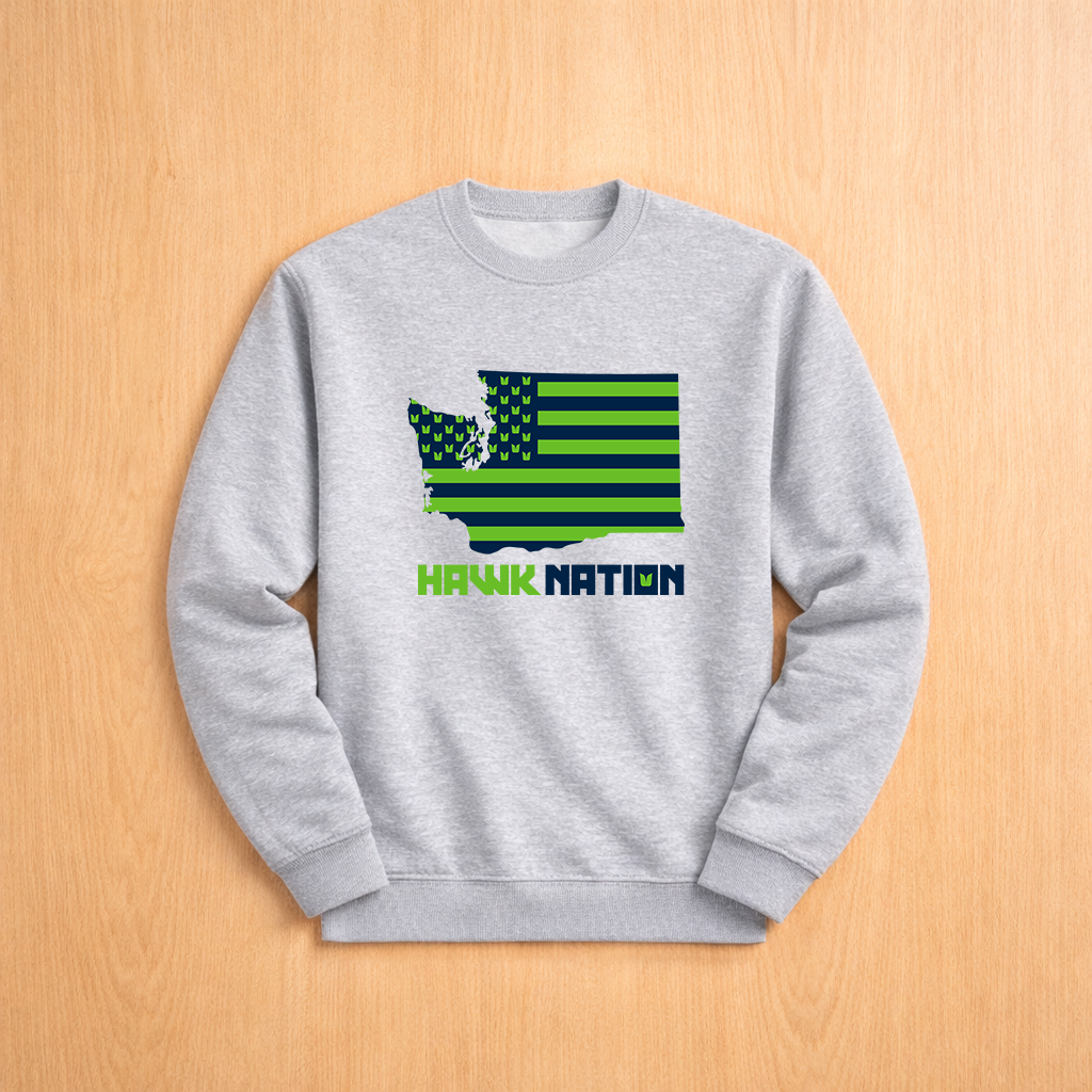 Hawk Nation - Crewneck Sweatshirt
